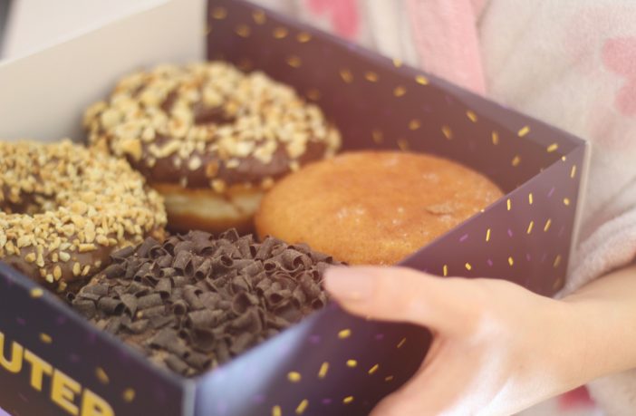 Donuts in einer Box