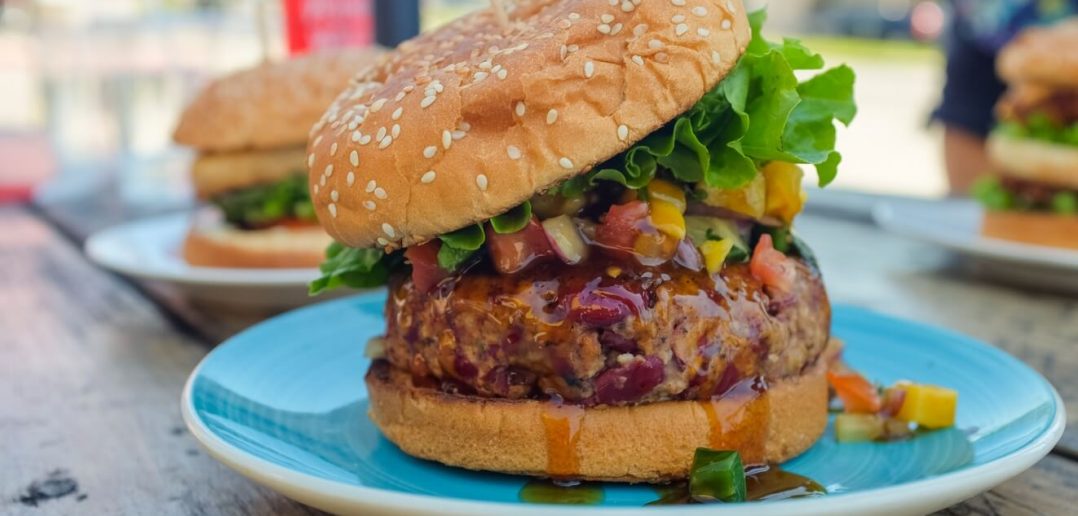 Veganer Burger